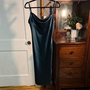 💚 Xxxiticat Emerald Green Slip Dress — Size M (Est.)